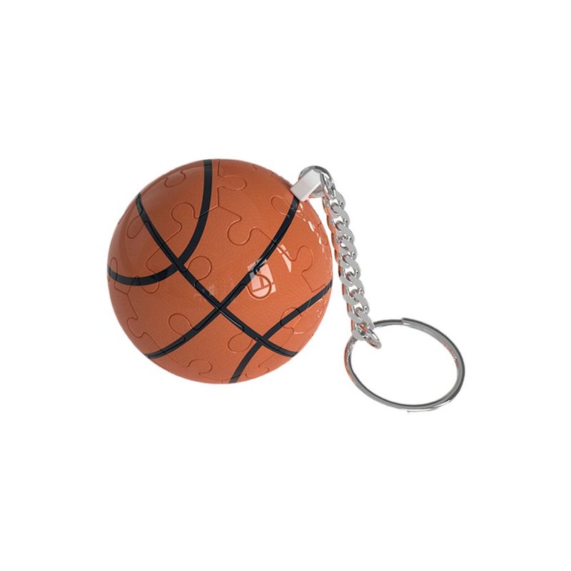 3D spherical puzzle globe creative building block toy pendant couple keychain gift